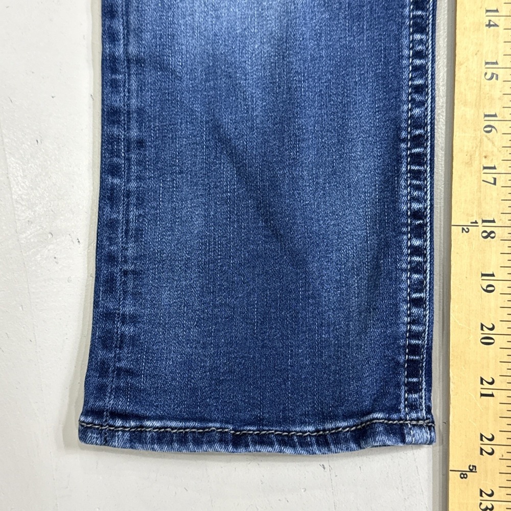 Women's Silver Suki Capri Designer Jeans Mid Rise Blue W29 / L22 - Picture 5 of 8